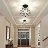 All-copper American simple balcony five-pointed star ceiling lamp personality aisle corridor entrance hall flower star lamp