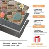 3D-Wohnzimmerteppich für Heimdekoration, Steinblumen, langer Korridor-Teppich, rutschfest, für Küche, Balkon, Bodenfläche, Schlafzimmer, Matte 220301