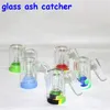 hookahs glass ash catcher Dab Straw Pipes with 10mm quartz tips Oil Rigs Silicone Smoking Pipe rig
