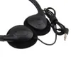 Opvouwbare 3,5 mm stereo jack bedrade hoofdtelefoon headset zonder microfoon voor mobiele telefoon PC school kinderen