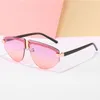 Neue Mode Randlose Sonnenbrille Candy Farben Frauen Brillen B Typ Design UV400 Linsen Schöne Vergoldung Rahmen Brillen