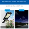 Kraftig fjärrkontroll Uppgraderad COB Solar Ljus PIR Motion Sensor IP65 Outdoor Solar Wall Street Light Vattentät Lampa