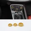 Chave do carro anel de ouro Auto Ar condicionado Anel Mudar Para Dodge Challenger / Carregador 2015+ Acessórios Interior