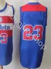 Retro Men 0 Gilbert Arenas Jersey Blu Bianco Colore Alta qualità 23 Maglie da basket cucite Maglie Who