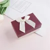 Jewelry Gift Boxes with Ribbon Bowknot Earrings Jewelry Rings Pendant Necklaces Bracelet Lip Packaging Gift Box