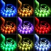 Wodoodporny pasek LED USB Light SMD 5050 Kontrola muzyki RGB RF Zdalne elastyczna lampa smyczkowa dla DV Pulpit Tło 2821504