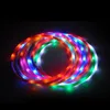 70cm LED PET DOG CRARAR Uppladdningsbar USB Justerbar Blinkande kattvalpskrage Säkerhet på natten Passar alla Pet Silicone Dogs Collar Sn1657