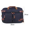 Porte-documents convertible en pouces Hommes Business Sac à main Messenger Sac Casual Ordinateur portable Sacs de voyage multifonctionnels pour homme Big1