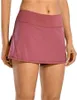 Tennis Skirts Pleated Yoga Pant Gym Clothes Women Underwear Running Fitness Golf Skirt Yoga Pants Shorts Sports Short Back Waist Pocket Zipper