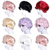 20スタイルMomme Silk Night Cap Hair Bonnet Sleeping Silk Sleep Hat for Women Hair Care DHL AA