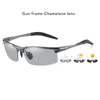 2021 Aluminiowe krawędziowe okulary przeciwsłoneczne Pochromic Men Polarized Day Night Drives Kieliszki Chameleon Antiglare gafas de sol hombre6346684