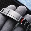 Montres pour hommes d'affaires 44mm Montre mécanique automatique bracelet en acier inoxydable noir conception étanche montre-bracelet cadeau Montre de luxe