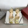 Fashion-Ladies Sandals Toe Silk Satin Sandal Woman Stiletto High Heels Square Buckle Open Fish Mouth Wedding Shoes