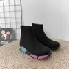 Kids High Top Детская Обувь Носки Носки кроссовки Мальчики Школьные Обувь Мягкие Девушки Черный Дизайнер Спорт Бегущие кроссовки Малыши Мальчики Обувь