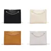 Hot Sale Youth Ladies Simple Versatile Bag Women Solid Color Leather Tote Shoulder Bag Temperament Chain Crossbody Handbag