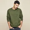 KUEGOU algodón 2020 otoño impresiones Ejército de la camiseta de los hombres verdes de moda japonesa Streetwear Hip Hop: Hombre Ropa de marca Top 1291