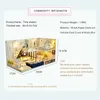 Cutebee Diy Doll House Деревянные Кукла Дома Миниатюрный кукольный Домик Комплект Игрушки для детей Рождественский подарок LJ200909