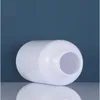 Loção bomba de alta qualidade 100ml plástico branco garrafa vazia Shampoo Gel bombear Container Cosmetic Packaging Preto Matte prata