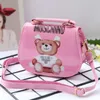 2024New Styles Kinder Designer Handtaschen Print Mini Geldbeutel Umhängetaschen Baby Teenager Kinder Mädchen PU Messenger Gold Kette