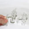 Zestaw palenia TERP Próżnia Quartz Banger Domy Paznokci 10 14 18mm Mężczyzna Kobieta Wyczyść Wspólna Rura Wodna Glass Glass Catcher 14mm