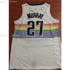 Cousu personnalisé n ° 27 Jamal Murray Rainbow White femmes maillots de basket-ball pour hommes XS-6XL NCAA