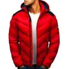 Jaqueta de inverno homens moda com capuz masculino quente parka jaqueta macon sólida jaquetas e casacos homem algodão inverno parkas xs-3xl 201104
