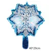 snowflake aluminum foil balloons christmas winter decoration snow shape balloon party supplies for NEWYEAR