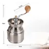 Portable Manual Coffee Grinder with Ceramic Burr Stainless Steel Pepper Spices Nut Seed Coffee Beans Grind Mill Machines