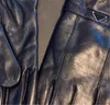 Gants en cuir d'hiver de créateur de marque haut de gamme polaire écran tactile Rex mouton en peau de mouton cyclisme résistant au froid gants en peau de mouton thermique sous les doigts