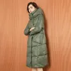 Winter Down Jacket Hoge kwaliteit Hooded Coat Women Fashion Jackets Vrouw Warm Vrouw Kleding Casual Parkas Outerwear 201210