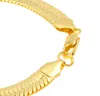 10*1.5mm nouvelle mode serpent chevrons chaîne Bracelet hommes femmes orargent couleur cuivre métal classique Hip Hop bijoux
