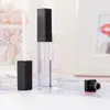 5ML Lip Gloss Containers Empty Square Lip Gloss Tube Makeup Lip Oil Container Plastic Tubes Black Rose Gold LX3434