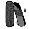 W1 2.4G Air Mouse Wireless Keyboard 6-Axis Motion Sense IR Learning Telecomando con ricevitore USB per Smart TV Android TV BOX