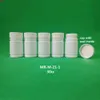 100 + 2 stks 30 ml 30cc 30G HDPE witte lege farmaceutische capsule container plastic pillenflessen met schroefdopjes aluminium sealersgood qualtit