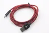 cavi di tipo c Per S20 S8 Unbroken Metal Connector Fabric Nylon Braid Micro Cable Lead charger Cord micro/type