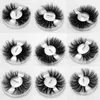 25mm 27mm Vison Cheveux Faux Faux Cils Épais Cils Extensions MN29