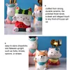 Cartoon Ceramic Chopsticks Organizer Cute Animal Flatware Cylinder Multi Purpose Kitchen Stoarge Holder Utensils Drainer Tank