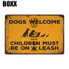 Kelly66 Warning Dog Rules With Cavalier King Charles Spaniel Metal Sign Home Decor Bar Wall Art Painting 2030 CM Size2055682