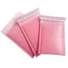 50pcs Bubble Mailers Padded Envelopes Pearl film Gift Present Mail Envelope Bag For Book Magazine Lined Mailer Self Seal Pink