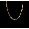 Catena di caffè in acciaio inossidabile Coffee Gold Colore in argento Collana placcata e bracciali gioielli Set Street Style 22Quot Wmtdny Whole203179055