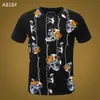 Designer T skjortor Mens Skull Summer Basic Solid Crystal T-shirt Casual Tees Punk Luxury Clothing Print Letter Man Skateboard Tops tee modekl￤der Kort ￤rm