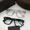 Yeni Yüksek kaliteli Kare Saf-Tahta Big-jant Gözlük Çerçeveli Şeffaf Lens ile 50-20-145 Unisex Reçete Tam Set Kılıf OEM