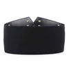 Moda Donna Slim Corsetto Cintura elastica Cinture Retro Versatile Rivetto Cintura Cappotto femminile Pelliccia Hige Cintura Accessori G220301