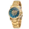 Winner Luxury Gold Watch Women Mechanical Watches Top Brand Luxury Clock Women's Automatic Watch Montre Femme relogio feminino 201120