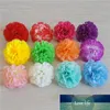 12PCS 5CM 12Colors Artificial silk Carnation Flower Heads for DIY decorative garland accessory hat hairpin headware accessories