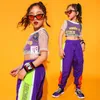 Scene Wear Children Ballroom Jazz Dance Costumes Hip-Hop Style Students Teams Modern Girls Party Concert Outfits1240w