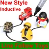 Line Following Robot Induction Educational Induction Toys Car Truck Machine Follower DIY Diecast Vehicle Magic Pen Penguin Pig LJ200930
