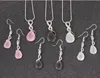 Opal-Schmuck-Set, Zirkonia, Anhänger, Ohrringe, Statement-Braut-Hochzeits-Schmuck-Set, Party-Schmuck-Set