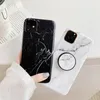 Fashion Marble Stone Mobiltelefonfodral för iPhone 14 13 12 11 Pro Max X XS XR 8 7 6S Plus Mjukt TPU-fodral med fäste