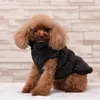 Vindtätning av vinterkläder hund väst jacka vadderad valp små hundar kläder varm chihuahua outfit Yorkie kläder husdjur leveranser2904